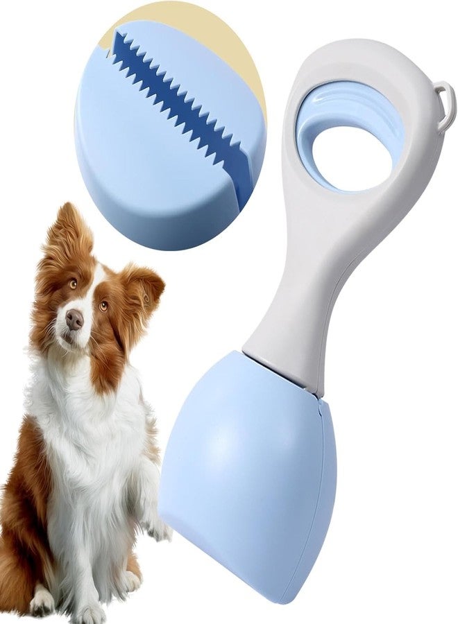 PRETOX Pet Poop Picker - Pooper Scooper for Small Potty Animal Waste Cleaner, Portable Dog Cleaning Pickup Folding Sanitary Pick Up Dispense with Steel Lock Large Dogs Tool Outdoor Picker, Large_ Blue - Image 1